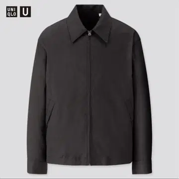 새상품급 유니클로 U 드리즐러 자켓 블랙