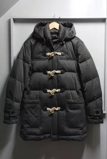 새상품급 라코스테 세탁 가능한 매직 다운 더플 다운 코트