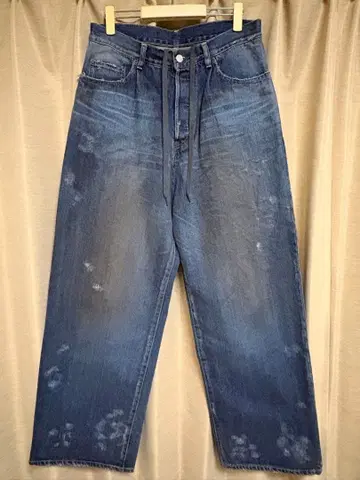 ssstein BAGGY DENIM JEANS / INDIGO