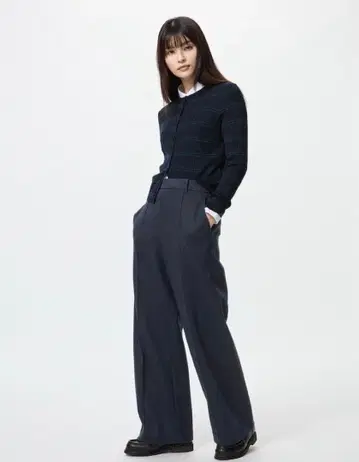 [ 미개봉 ] 유니클로 브러쉬드 저지 와이드 팬츠