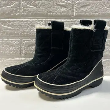 SOREL 소렐 스웨이드 보아 숏부츠 스노우부츠 블랙 22.5