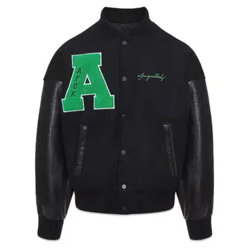 a few Goodkids 바시티 자켓 그린 자수