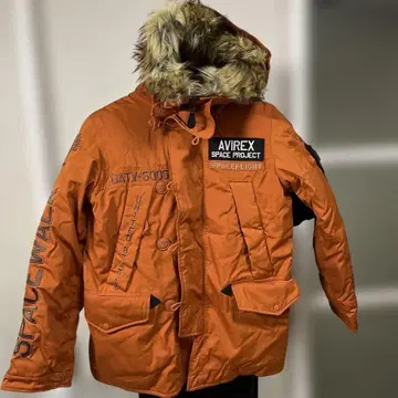 AVIREX 윈터 자켓 L 오렌지