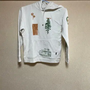 patagonia 화이트 후드티 L
