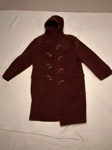 ATELIER SAB 더플 코트 후드 부착 브라운 컬러