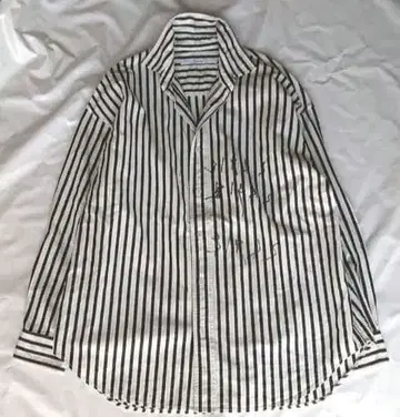 스트라이프 프린트 셔츠