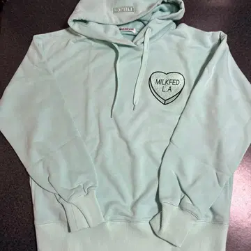 MILKFED. 하트 로고 자수 후드티 트레이닝복