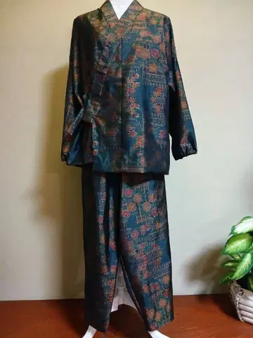 기모노 리메이크 본고장 오시마 명주 사부이 상하의 세트