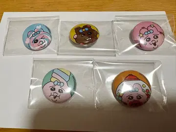 펀치 토끼 POP UP 구매 혜택 가챠 미니 캔뱃지 5종 세트