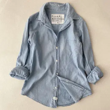 프랭크앤일리 발리 스키퍼 셔츠 블루 계열 USA XXS