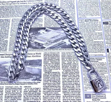 실버 925 키헤이 시드 자물쇠 목걸이