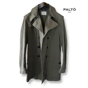 격/PALTO/가먼트 다이/코튼 트윌 트렌치코트