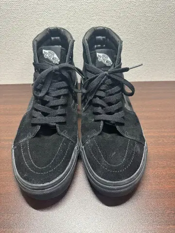 반스 스케이트 하이 스니커즈 블랙 레어