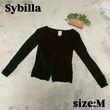 [ Sybilla ] 시빌라 ( M ) 긴팔 가디건 블랙