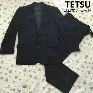 TETSU 꼼사데모드 셋업 수트 포멀 블랙 S