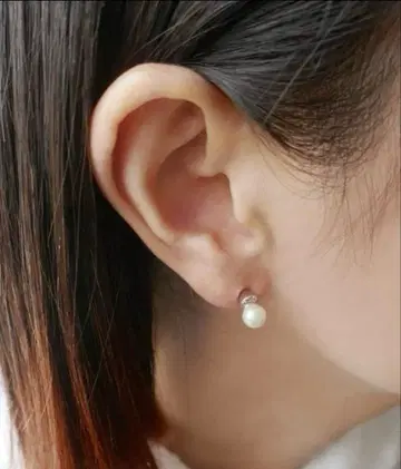 e.m. 이엠 펄 흔들 귀걸이 흔들 귀걸이 한쪽 귀
