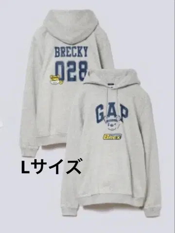 우츠노미야 렉스 GAP 콜라보 후드티 L 사이즈 택 포함 새상품