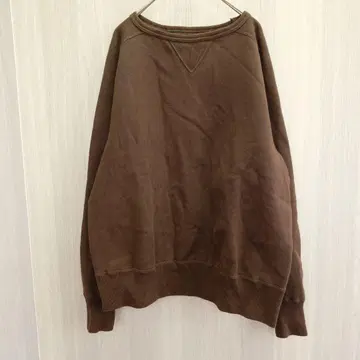 LENO 탑 스트레이너 맨투맨 속기모 브라운 M 사이즈