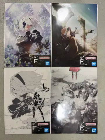 NieR 니어 오토마타 제일복권 F상 클리어 포스터 4종