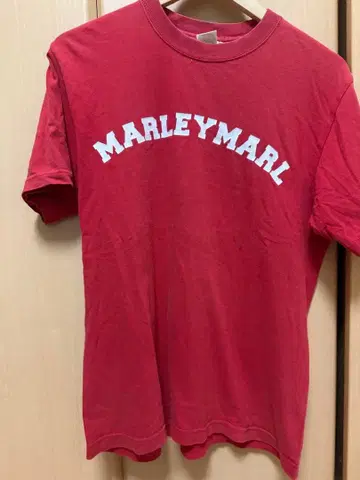 Vanilla MARLEYMARL T셔츠 빨간색