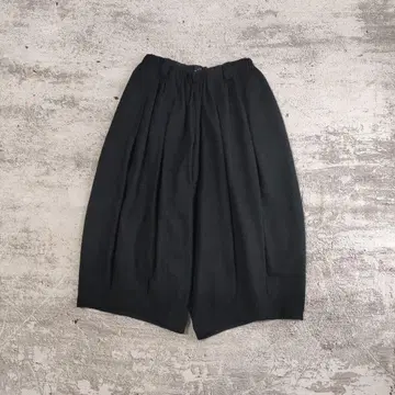 m_mefu 메푸 센소유니코 큐롯 와이드 이지 팬츠 블랙