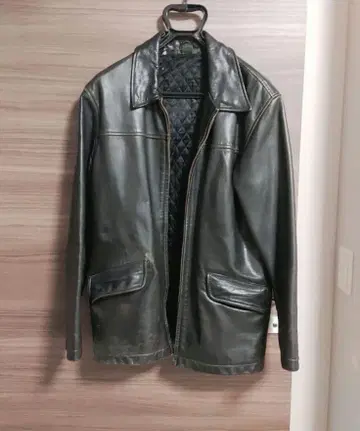 J.Crew 블랙 가죽 자켓 S