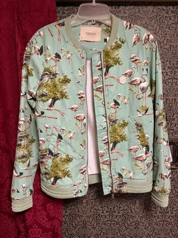 메종 스코치 플라밍고 블루종 에메랄드 그린 S