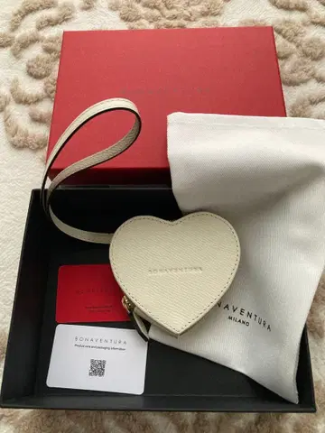보나벤츄라 하트 코인 케이스 스트랩 포함 ELLEshop 한정품