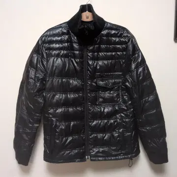 블랙 다운 자켓 리버서블 M