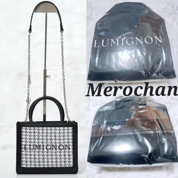 루미뇽 Lumignon houndstooth 2way bag 블랙