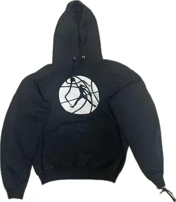 농구 그래픽 후드티 M 블랙