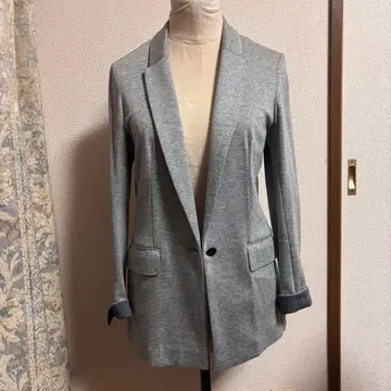 MICHEL KLEIN 그레이 테일러드 자켓