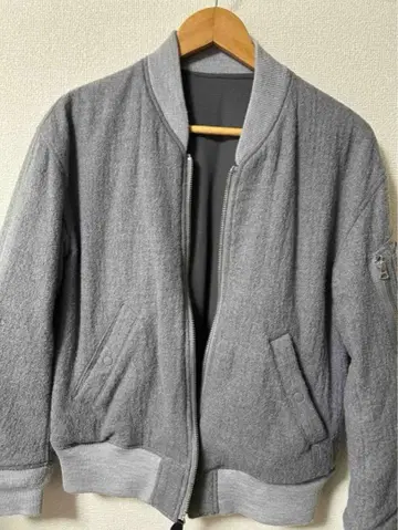 [ monkey time ] 블루종 그레이 리버서블