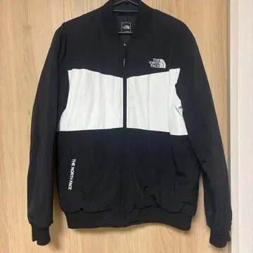 THE NORTH FACE 나일론 자켓 블랙/화이트