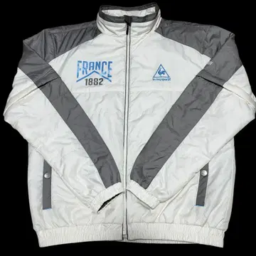le coq sportif 골프 패딩 자켓 르꼬끄 화이트/그레이 M