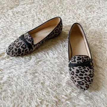 리갈 REGAL 로퍼 레오파드 표범 무늬 22 레어 사이즈 로우힐