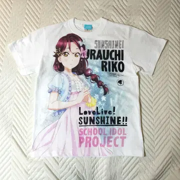러브 라이브! 선샤인!! Aqours 사쿠라우치 리코 풀 그래픽 T셔츠