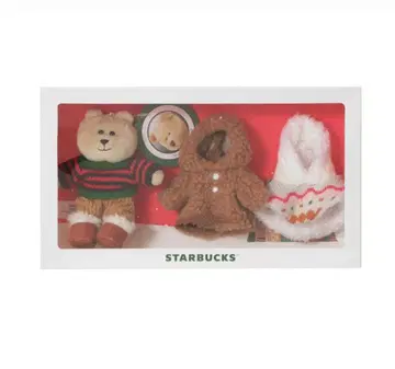 스타벅스 베어리스타 홀리데이 미니 세트 봉제 인형