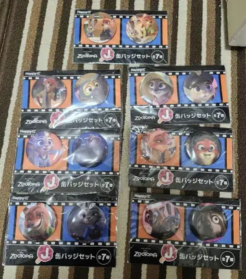 주토피아 제일복권 캔 배지