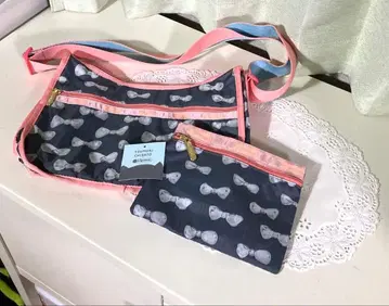 레스포 츠모리치사토 리본 호보 숄더백 파우치 포함