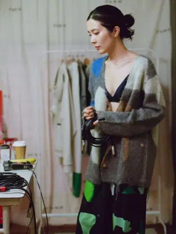 PAMM [생활의 니트 가디건] 그레이