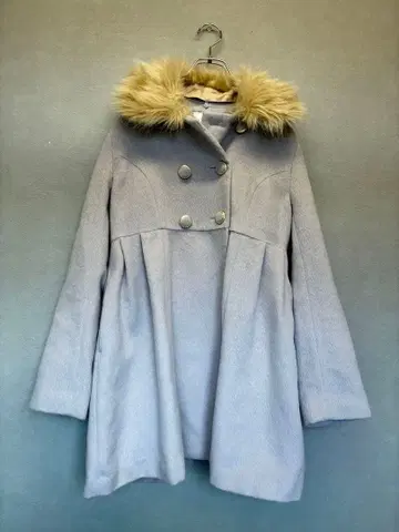 [ le temps calme ] 르 탕 칼므 그레이 퍼 A라인 코트