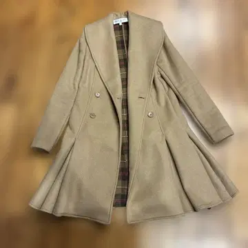 폴앤조 롱 코트 베이지 사이즈 36