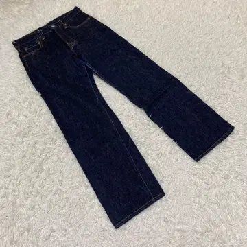 45rpm L5 데님 팬츠 G빵 무지 인디고 블루