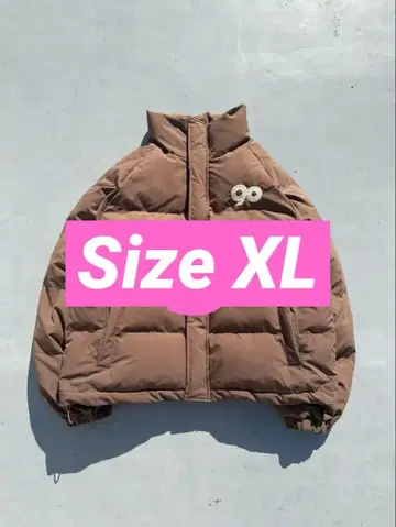 9090 Logo Rich Puffer Jacket XL