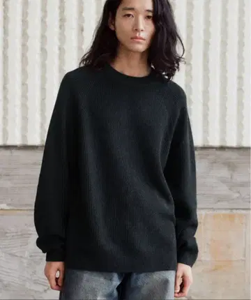 STANDARD AZE MELANGE KNIT 차콜