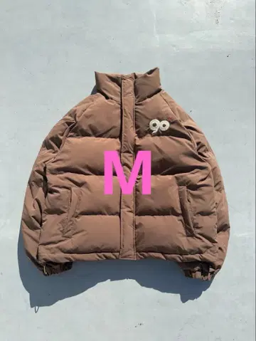 9090 로고 리치 퍼퍼 재킷 M