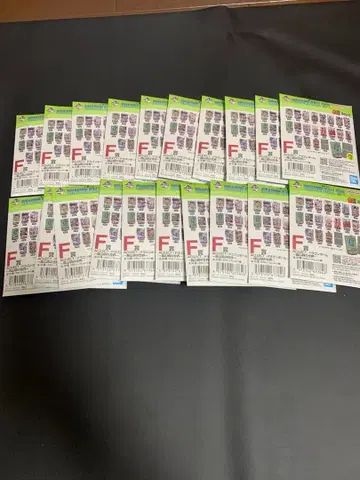 제일복권 드래곤볼 40주년 F상 아크릴 스탠드 20개 세트