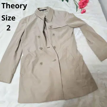 [ 감각적인 인기 Theory ] 베이지 울 자켓 사이즈 2