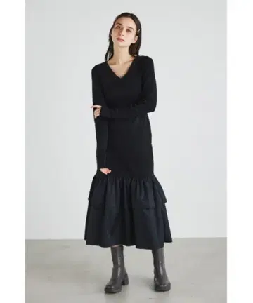 리엔다 rienda 원피스 롱 원피스 니트 니트 원피스